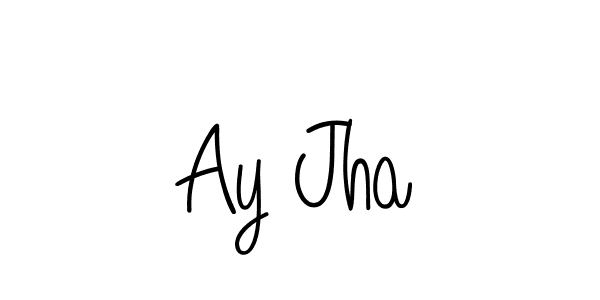 This is the best signature style for the Ay Jha name. Also you like these signature font (Angelique-Rose-font-FFP). Mix name signature. Ay Jha signature style 5 images and pictures png