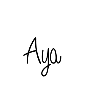 Also we have Aya name is the best signature style. Create professional handwritten signature collection using Angelique-Rose-font-FFP autograph style. Aya signature style 5 images and pictures png