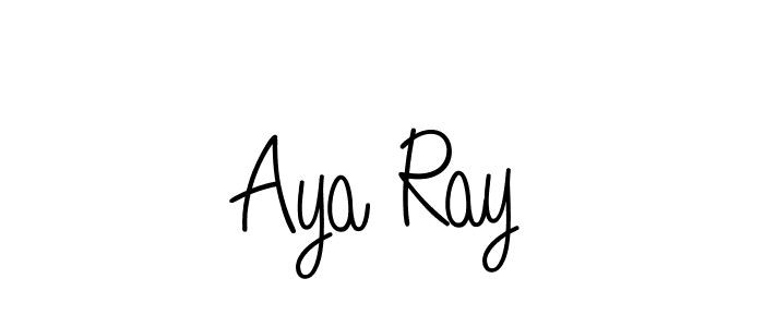 Create a beautiful signature design for name Aya Ray. With this signature (Angelique-Rose-font-FFP) fonts, you can make a handwritten signature for free. Aya Ray signature style 5 images and pictures png