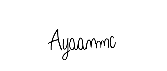 Once you've used our free online signature maker to create your best signature Angelique-Rose-font-FFP style, it's time to enjoy all of the benefits that Ayaanmc name signing documents. Ayaanmc signature style 5 images and pictures png