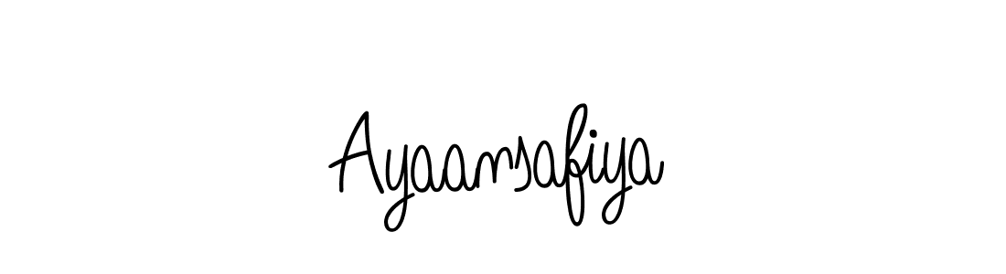 Make a beautiful signature design for name Ayaansafiya. Use this online signature maker to create a handwritten signature for free. Ayaansafiya signature style 5 images and pictures png