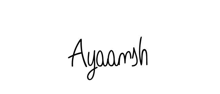 Ayaansh stylish signature style. Best Handwritten Sign (Angelique-Rose-font-FFP) for my name. Handwritten Signature Collection Ideas for my name Ayaansh. Ayaansh signature style 5 images and pictures png