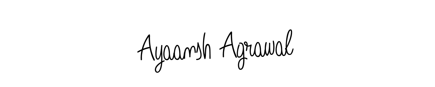 Similarly Angelique-Rose-font-FFP is the best handwritten signature design. Signature creator online .You can use it as an online autograph creator for name Ayaansh Agrawal. Ayaansh Agrawal signature style 5 images and pictures png