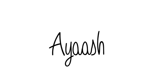 Ayaash stylish signature style. Best Handwritten Sign (Angelique-Rose-font-FFP) for my name. Handwritten Signature Collection Ideas for my name Ayaash. Ayaash signature style 5 images and pictures png