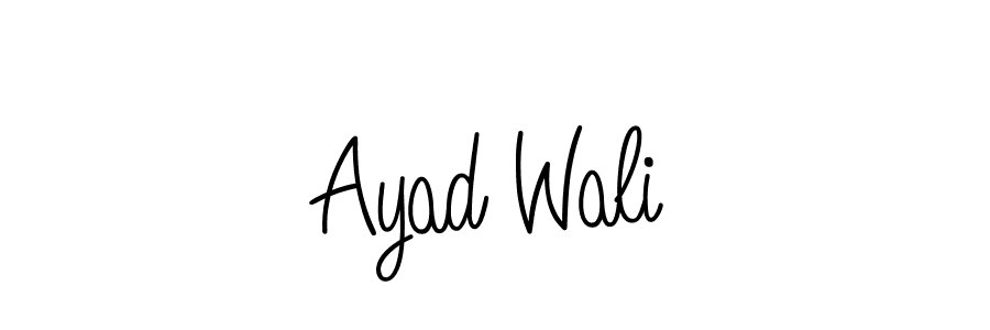 Create a beautiful signature design for name Ayad Wali. With this signature (Angelique-Rose-font-FFP) fonts, you can make a handwritten signature for free. Ayad Wali signature style 5 images and pictures png