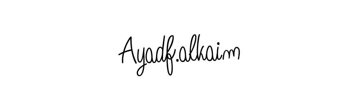 Once you've used our free online signature maker to create your best signature Angelique-Rose-font-FFP style, it's time to enjoy all of the benefits that Ayadf.alkaim name signing documents. Ayadf.alkaim signature style 5 images and pictures png