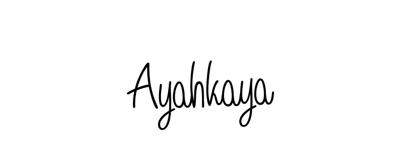 if you are searching for the best signature style for your name Ayahkaya. so please give up your signature search. here we have designed multiple signature styles  using Angelique-Rose-font-FFP. Ayahkaya signature style 5 images and pictures png