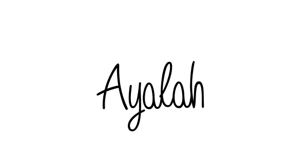 Create a beautiful signature design for name Ayalah. With this signature (Angelique-Rose-font-FFP) fonts, you can make a handwritten signature for free. Ayalah signature style 5 images and pictures png