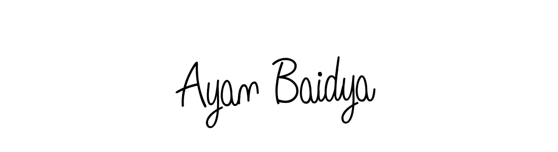 It looks lik you need a new signature style for name Ayan Baidya. Design unique handwritten (Angelique-Rose-font-FFP) signature with our free signature maker in just a few clicks. Ayan Baidya signature style 5 images and pictures png