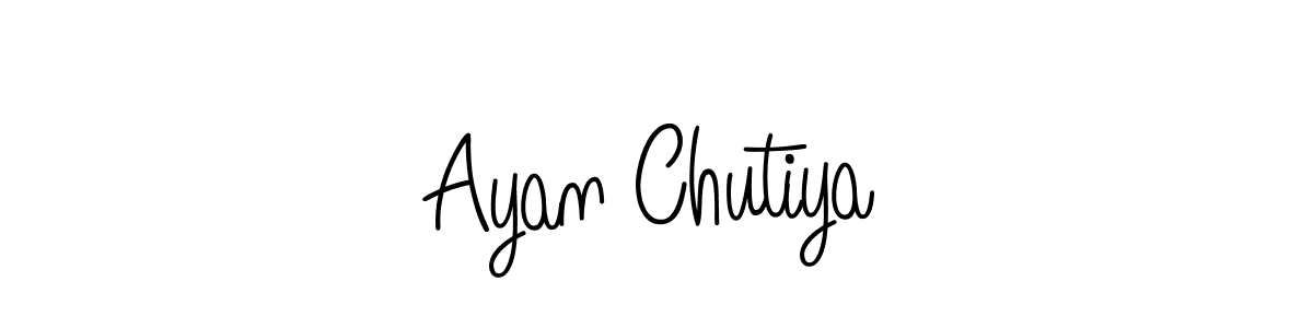 Ayan Chutiya stylish signature style. Best Handwritten Sign (Angelique-Rose-font-FFP) for my name. Handwritten Signature Collection Ideas for my name Ayan Chutiya. Ayan Chutiya signature style 5 images and pictures png