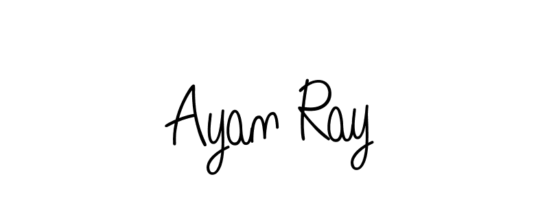 Ayan Ray stylish signature style. Best Handwritten Sign (Angelique-Rose-font-FFP) for my name. Handwritten Signature Collection Ideas for my name Ayan Ray. Ayan Ray signature style 5 images and pictures png