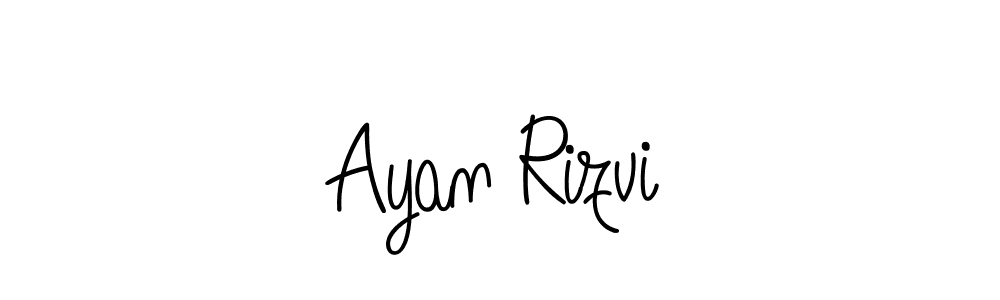 This is the best signature style for the Ayan Rizvi name. Also you like these signature font (Angelique-Rose-font-FFP). Mix name signature. Ayan Rizvi signature style 5 images and pictures png