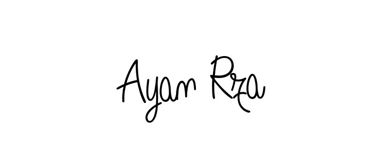 How to make Ayan Rza signature? Angelique-Rose-font-FFP is a professional autograph style. Create handwritten signature for Ayan Rza name. Ayan Rza signature style 5 images and pictures png
