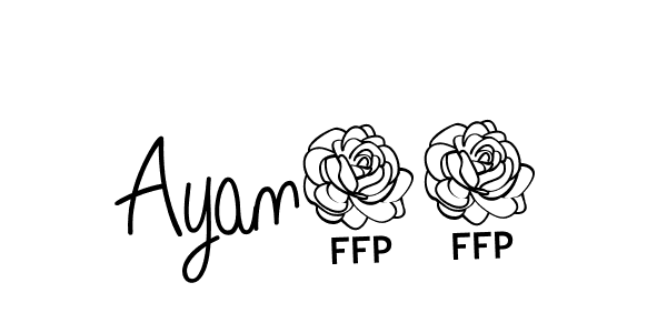 if you are searching for the best signature style for your name Ayan74. so please give up your signature search. here we have designed multiple signature styles  using Angelique-Rose-font-FFP. Ayan74 signature style 5 images and pictures png
