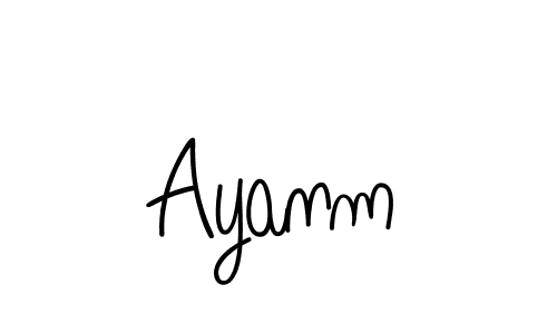 Make a beautiful signature design for name Ayanm. Use this online signature maker to create a handwritten signature for free. Ayanm signature style 5 images and pictures png