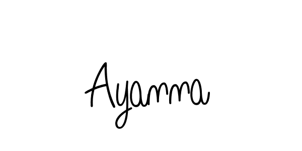 The best way (Angelique-Rose-font-FFP) to make a short signature is to pick only two or three words in your name. The name Ayanna include a total of six letters. For converting this name. Ayanna signature style 5 images and pictures png