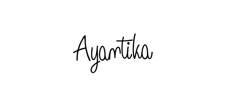if you are searching for the best signature style for your name Ayantika. so please give up your signature search. here we have designed multiple signature styles  using Angelique-Rose-font-FFP. Ayantika signature style 5 images and pictures png