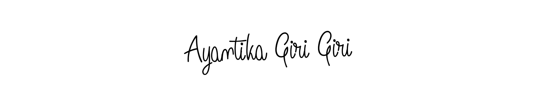 Create a beautiful signature design for name Ayantika Giri Giri. With this signature (Angelique-Rose-font-FFP) fonts, you can make a handwritten signature for free. Ayantika Giri Giri signature style 5 images and pictures png