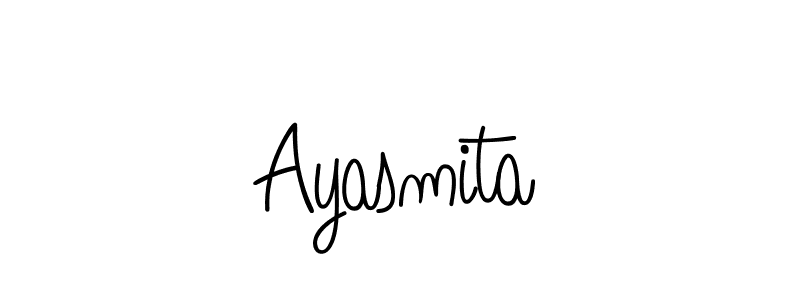 Make a beautiful signature design for name Ayasmita. Use this online signature maker to create a handwritten signature for free. Ayasmita signature style 5 images and pictures png