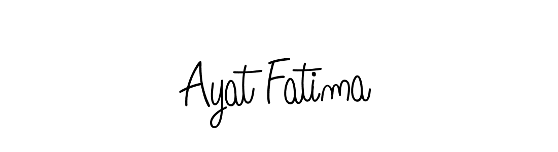 How to Draw Ayat Fatima signature style? Angelique-Rose-font-FFP is a latest design signature styles for name Ayat Fatima. Ayat Fatima signature style 5 images and pictures png