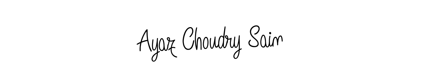 Check out images of Autograph of Ayaz Choudry Sain name. Actor Ayaz Choudry Sain Signature Style. Angelique-Rose-font-FFP is a professional sign style online. Ayaz Choudry Sain signature style 5 images and pictures png