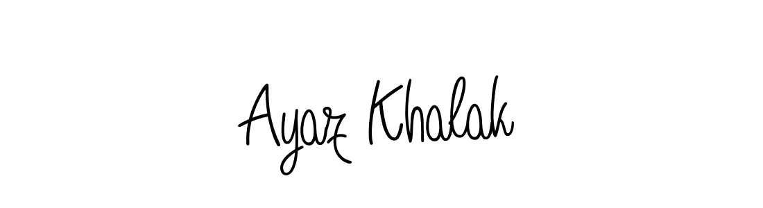 Create a beautiful signature design for name Ayaz Khalak. With this signature (Angelique-Rose-font-FFP) fonts, you can make a handwritten signature for free. Ayaz Khalak signature style 5 images and pictures png