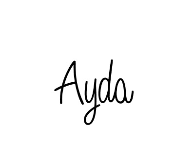 Best and Professional Signature Style for Ayda. Angelique-Rose-font-FFP Best Signature Style Collection. Ayda signature style 5 images and pictures png