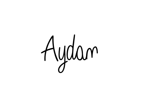 Create a beautiful signature design for name Aydan. With this signature (Angelique-Rose-font-FFP) fonts, you can make a handwritten signature for free. Aydan signature style 5 images and pictures png