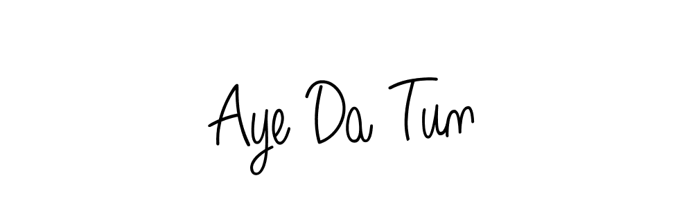 Check out images of Autograph of Aye Da Tun name. Actor Aye Da Tun Signature Style. Angelique-Rose-font-FFP is a professional sign style online. Aye Da Tun signature style 5 images and pictures png