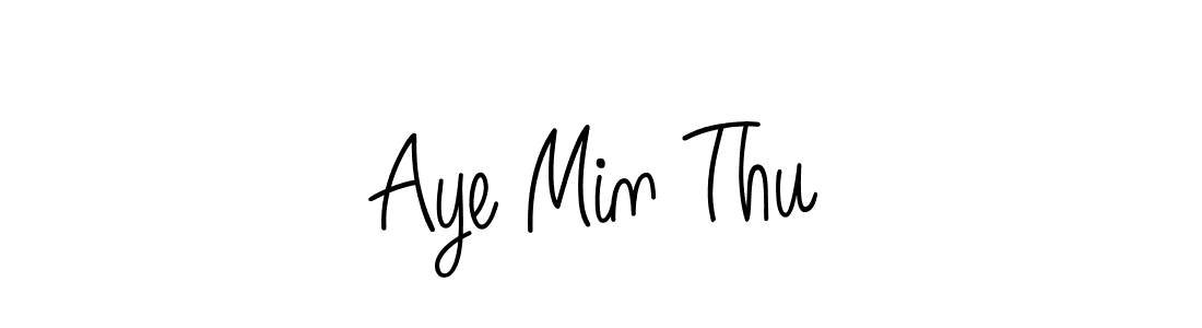 Once you've used our free online signature maker to create your best signature Angelique-Rose-font-FFP style, it's time to enjoy all of the benefits that Aye Min Thu name signing documents. Aye Min Thu signature style 5 images and pictures png