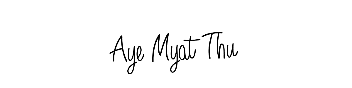 Check out images of Autograph of Aye Myat Thu name. Actor Aye Myat Thu Signature Style. Angelique-Rose-font-FFP is a professional sign style online. Aye Myat Thu signature style 5 images and pictures png