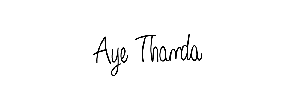 This is the best signature style for the Aye Thanda name. Also you like these signature font (Angelique-Rose-font-FFP). Mix name signature. Aye Thanda signature style 5 images and pictures png