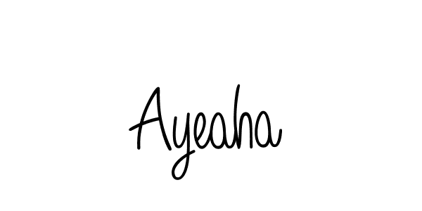 How to Draw Ayeaha signature style? Angelique-Rose-font-FFP is a latest design signature styles for name Ayeaha. Ayeaha signature style 5 images and pictures png