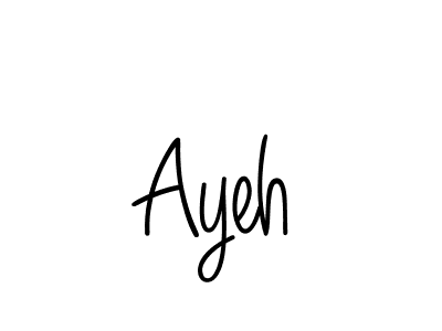 if you are searching for the best signature style for your name Ayeh. so please give up your signature search. here we have designed multiple signature styles  using Angelique-Rose-font-FFP. Ayeh signature style 5 images and pictures png