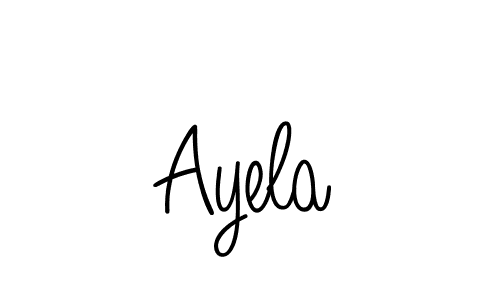 Best and Professional Signature Style for Ayela. Angelique-Rose-font-FFP Best Signature Style Collection. Ayela signature style 5 images and pictures png