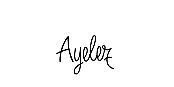 Also we have Ayelez name is the best signature style. Create professional handwritten signature collection using Angelique-Rose-font-FFP autograph style. Ayelez signature style 5 images and pictures png