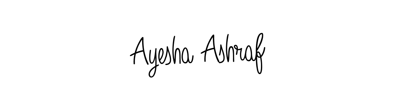 Once you've used our free online signature maker to create your best signature Angelique-Rose-font-FFP style, it's time to enjoy all of the benefits that Ayesha Ashraf name signing documents. Ayesha Ashraf signature style 5 images and pictures png