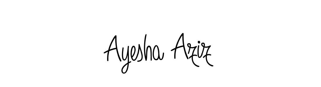 Once you've used our free online signature maker to create your best signature Angelique-Rose-font-FFP style, it's time to enjoy all of the benefits that Ayesha Aziz name signing documents. Ayesha Aziz signature style 5 images and pictures png