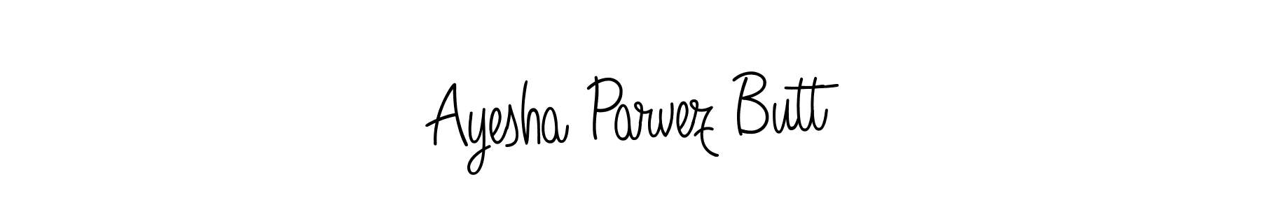 It looks lik you need a new signature style for name Ayesha Parvez Butt. Design unique handwritten (Angelique-Rose-font-FFP) signature with our free signature maker in just a few clicks. Ayesha Parvez Butt signature style 5 images and pictures png