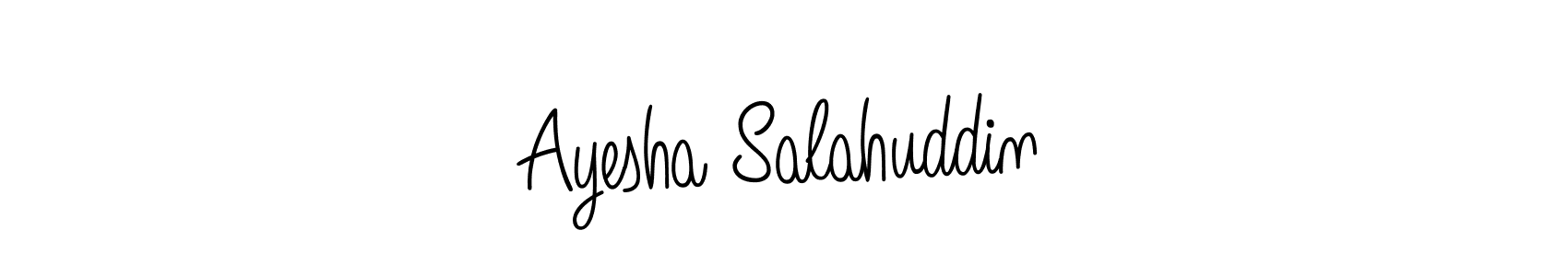Also we have Ayesha Salahuddin name is the best signature style. Create professional handwritten signature collection using Angelique-Rose-font-FFP autograph style. Ayesha Salahuddin signature style 5 images and pictures png