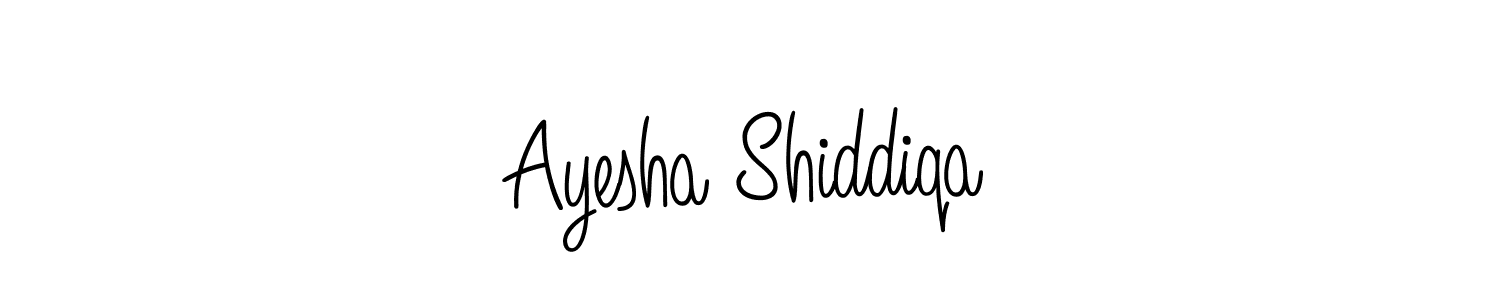 How to make Ayesha Shiddiqa signature? Angelique-Rose-font-FFP is a professional autograph style. Create handwritten signature for Ayesha Shiddiqa name. Ayesha Shiddiqa signature style 5 images and pictures png