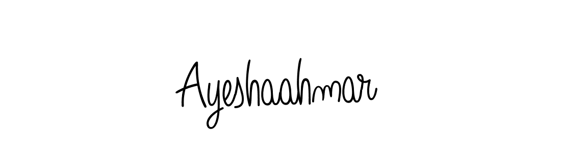 Once you've used our free online signature maker to create your best signature Angelique-Rose-font-FFP style, it's time to enjoy all of the benefits that Ayeshaahmar name signing documents. Ayeshaahmar signature style 5 images and pictures png