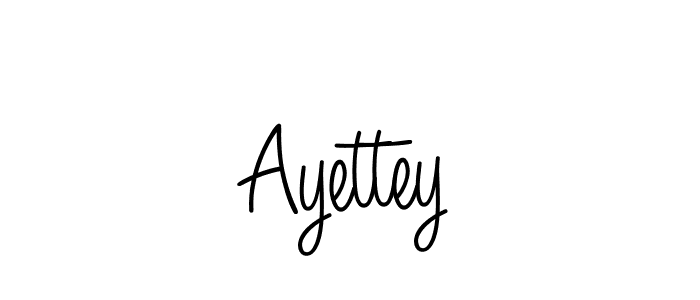 The best way (Angelique-Rose-font-FFP) to make a short signature is to pick only two or three words in your name. The name Ayettey include a total of six letters. For converting this name. Ayettey signature style 5 images and pictures png