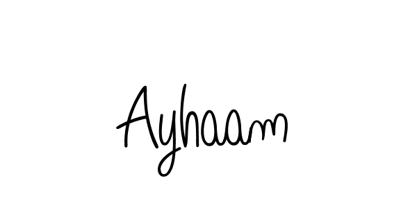 Make a beautiful signature design for name Ayhaam. Use this online signature maker to create a handwritten signature for free. Ayhaam signature style 5 images and pictures png