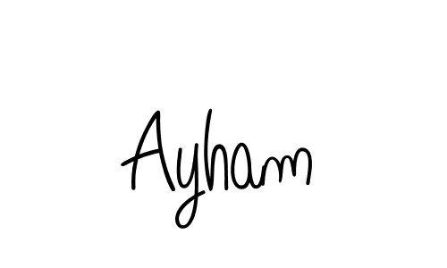 It looks lik you need a new signature style for name Ayham. Design unique handwritten (Angelique-Rose-font-FFP) signature with our free signature maker in just a few clicks. Ayham signature style 5 images and pictures png