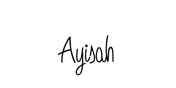 How to make Ayisah signature? Angelique-Rose-font-FFP is a professional autograph style. Create handwritten signature for Ayisah name. Ayisah signature style 5 images and pictures png