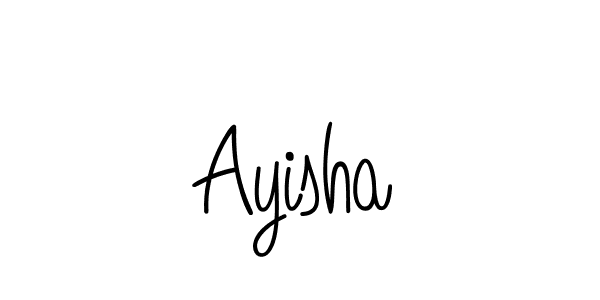 if you are searching for the best signature style for your name Ayisha. so please give up your signature search. here we have designed multiple signature styles  using Angelique-Rose-font-FFP. Ayisha signature style 5 images and pictures png