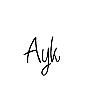 Create a beautiful signature design for name Ayk. With this signature (Angelique-Rose-font-FFP) fonts, you can make a handwritten signature for free. Ayk signature style 5 images and pictures png