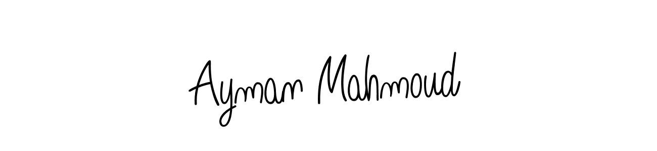 Ayman Mahmoud stylish signature style. Best Handwritten Sign (Angelique-Rose-font-FFP) for my name. Handwritten Signature Collection Ideas for my name Ayman Mahmoud. Ayman Mahmoud signature style 5 images and pictures png