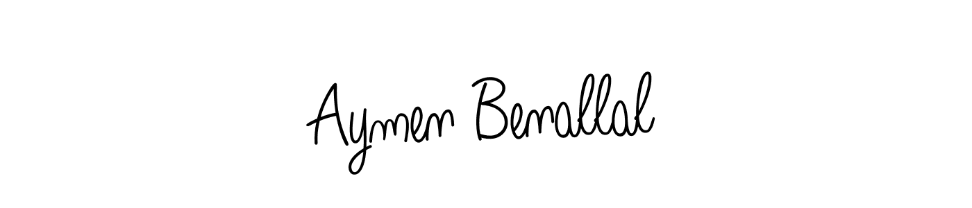 if you are searching for the best signature style for your name Aymen Benallal. so please give up your signature search. here we have designed multiple signature styles  using Angelique-Rose-font-FFP. Aymen Benallal signature style 5 images and pictures png